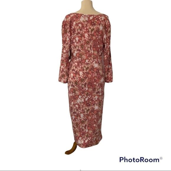 Nordstrom Collective Concepts pastel wrap dress L - Picture 5 of 6